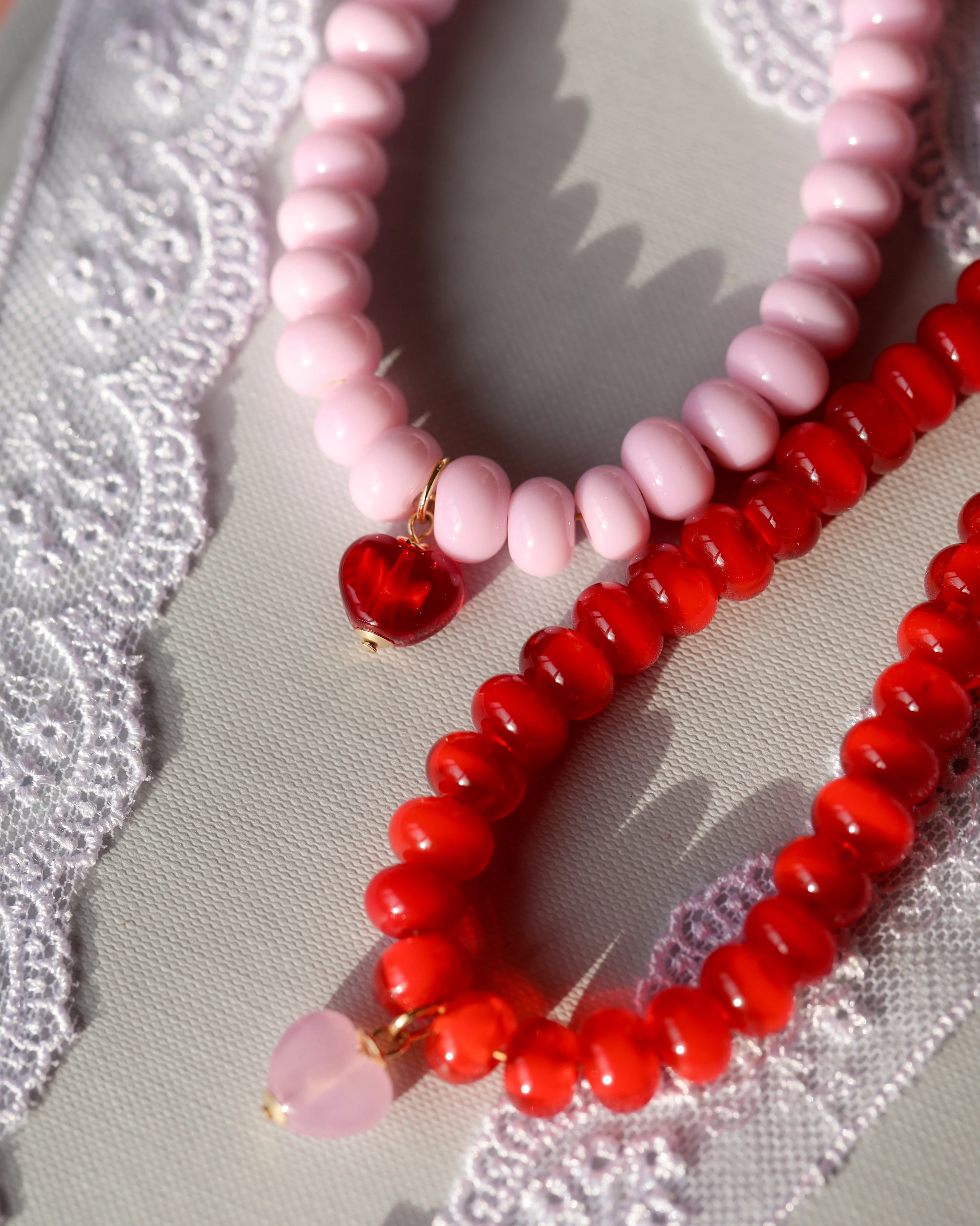 Forever & Always Necklace- Pink - Image 3