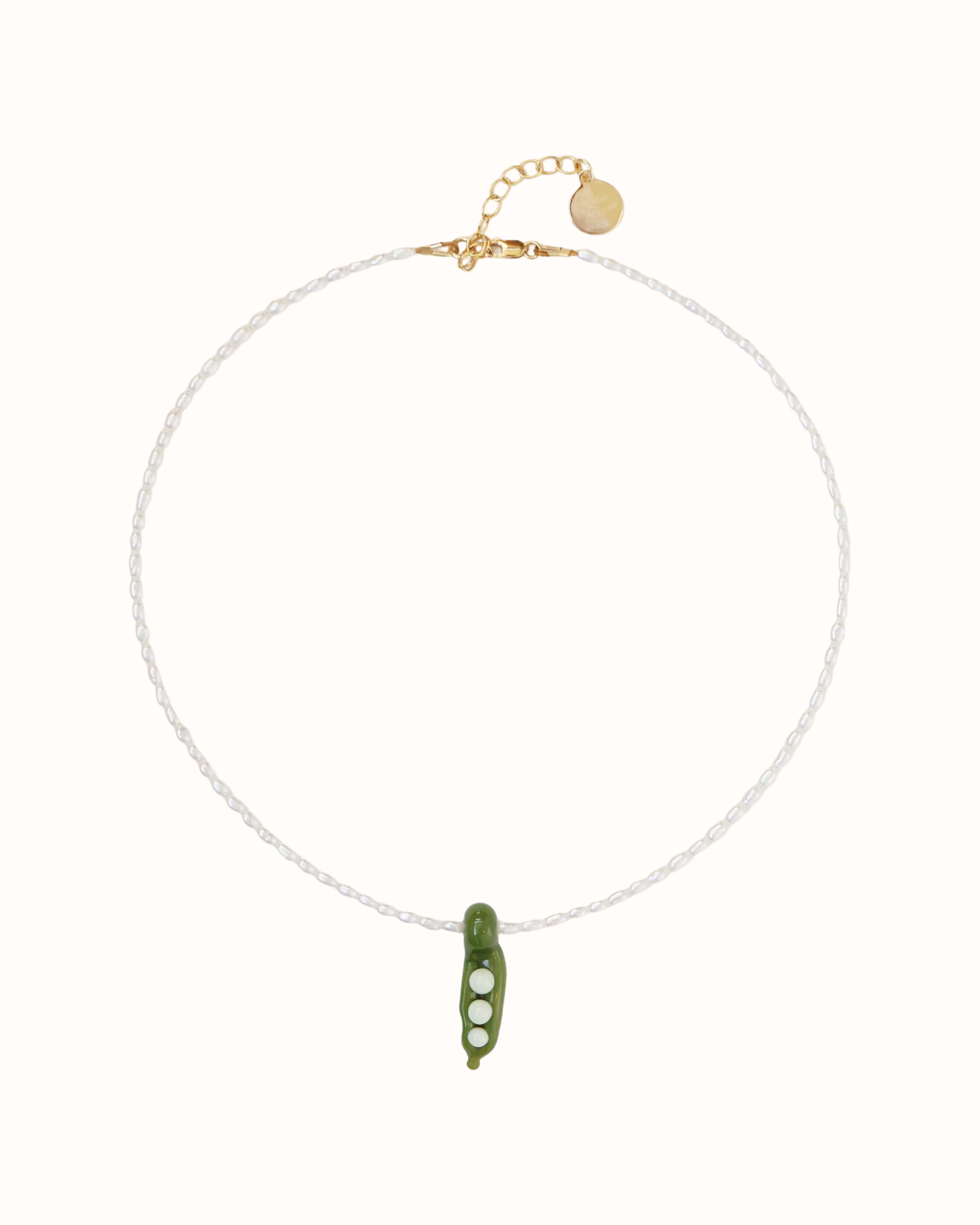 Pearly Peapod Necklace