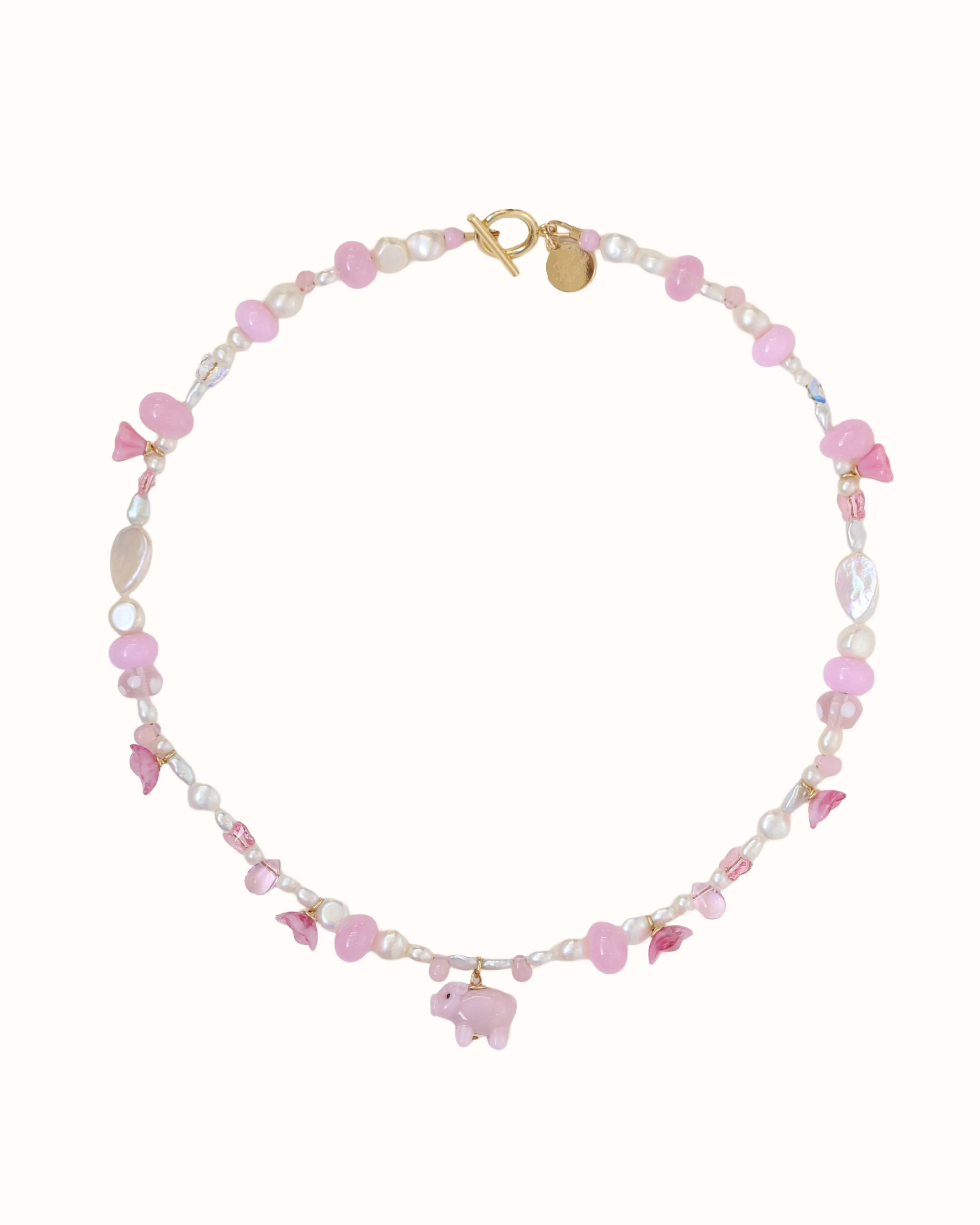 Piggies in Petals Necklace - Image 2
