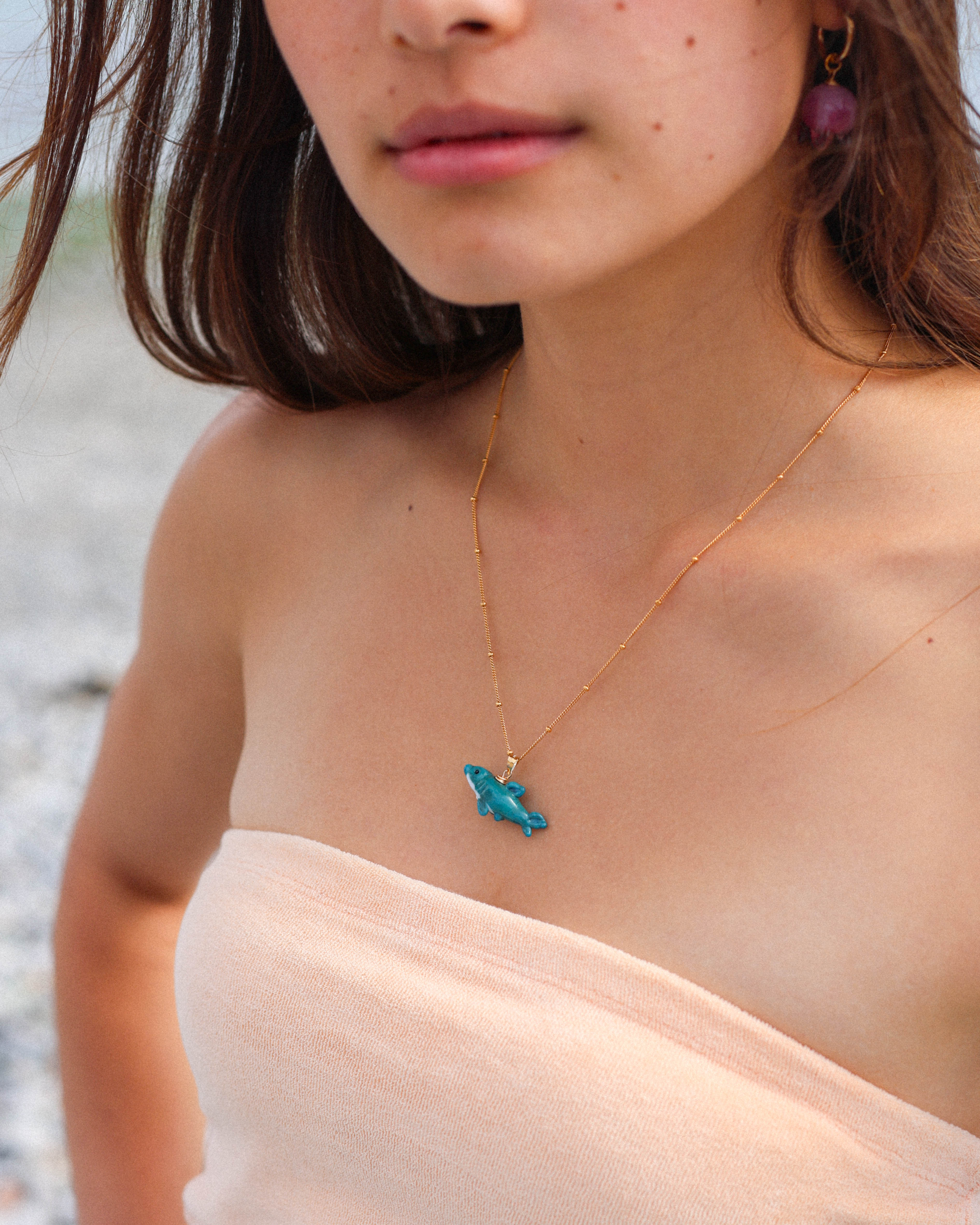 Shark Charm Necklace